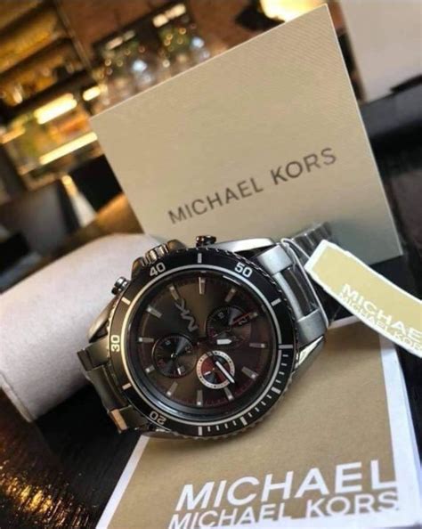 Michael Kors Men's Lansing Chronograph Gunmetal Stainless 